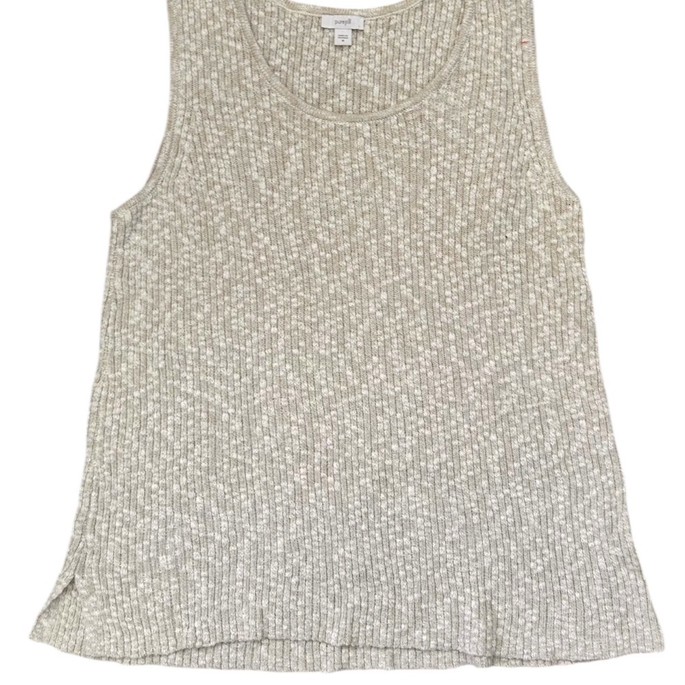 Women's Gray Sleeveless Top